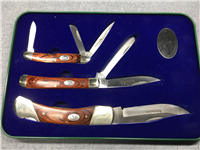 REMINGTON Sportsman Series 3-Piece Knife Set in Collectors Tin