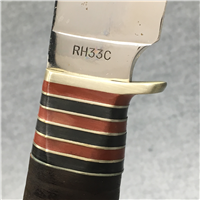 REMINGTON RH-33C Limited Edition 175th Anniversary Hunting Knife w/ Wall Plaque