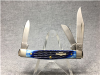 2010 CASE XX 6344 SS Blue Jigged Bone Medium Stockman