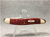 2008 CASE XX Red Jigged Bone Chrome Vanadium Mini-Muskrat