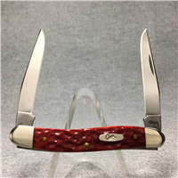 2008 CASE XX Red Jigged Bone Chrome Vanadium Mini-Muskrat