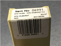 2008 CASE XX Red Jigged Bone Chrome Vanadium Mini-Muskrat