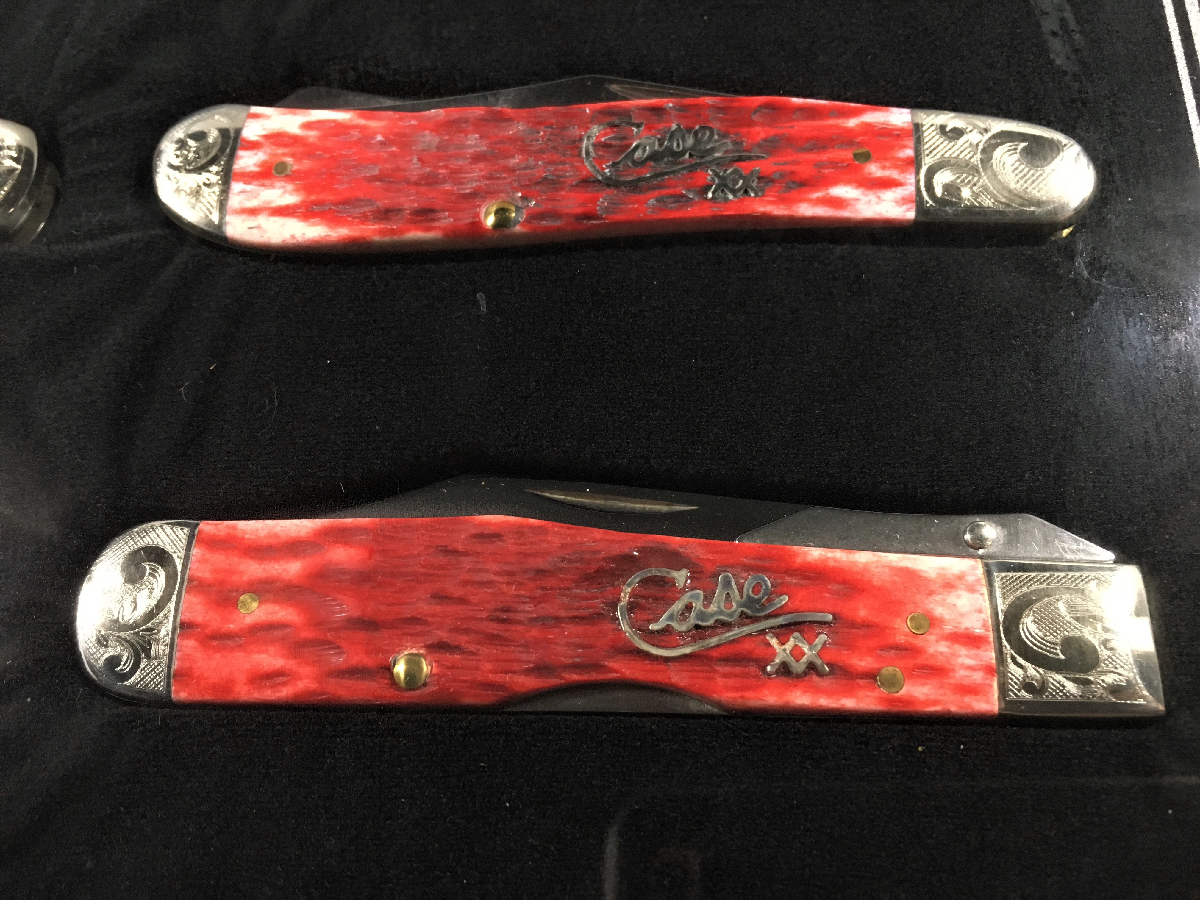 How much is 2004 CASE XX Limited Edition 1/250 Red Jig Bone Silver