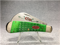 2011 Case 61011 SS Bright Green Christmas Hawkbill Pruner