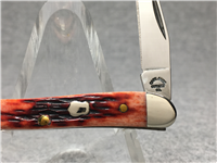 2003 CASE BROTHERS 610096 SS Limited Ed Red Jig Bone Tiny Texas Toothpick Knife
