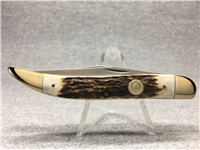 SCHRADE 1083TXST Remember the Alamo 175th Anniv Texas Stag Toothpick Knife