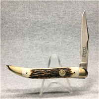 SCHRADE 1083TXST Remember the Alamo 175th Anniv Texas Stag Toothpick Knife