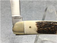 SCHRADE 1083TXST Remember the Alamo 175th Anniv Texas Stag Toothpick Knife