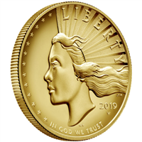 2019 W $100 American Liberty High Relief Gold Coin