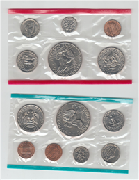 1974-pds Uncirculated Set (white envelope 13 coins)