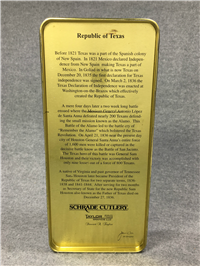 SCHRADE 1083TXST Remember the Alamo 175th Anniv Texas Stag Toothpick Knife