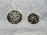 1991-S Mount Rushmore 2 Coin Proof Set