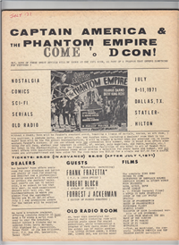 ROCKET'S BLAST COMICOLLECTOR    #71     (S.F.C.A)