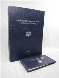 Franklin Mint  The Official Bicentennial History of the United States Army Commemorative Medals Set