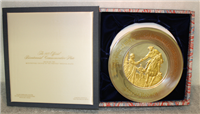 The Caesar Rodney Official 1975 Bicentennial Commemorative Plate   (Franklin Mint, 1975) 