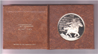The Call To Battle - April 1775 Proof Medal by James Ferrell   (Franklin Mint, 1975)