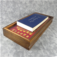 The American Flags of the Revolution 24 KT Gold Mini-Ingot Collection (Franklin Mint, 1975)