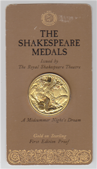 The Royal Shakespeare Theater Presents The Great Plays of Shakespeare Medals Collection  (Franklin Mint, 1972)