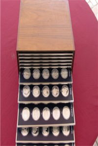 1976 Franklin Mint The History of the United States USA Medals Collection 