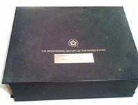 The Bicentennial History of the United States USA Ingots  (PEWTER, Franklin Mint, 1975)