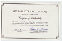 The Patriots Hall of Fame Division and Reunion Medals Collection (Franklin Mint,  1973)
