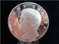 The Official Jimmy Carter Presidential Inaugural Medal  (Franklin Mint, 1977)