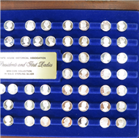 The White House Historical Association's Presidents and First Ladies Mini-Coin Collection   (Franklin Mint, 1977)