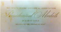 Franklin Mint  White House Historical Association Presidential Medals (20mm, Gold)