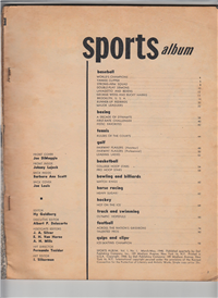 SPORTS ALBUM  Vol. 1 #1  (Dell Publishing Co.,March-May,  1948)