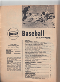 INSIDE BASEBALL Vol. 1 No. 10 (Weider Publications, Inc., August, 1953)