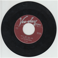 THE MAGNIFICENTS Up On The Mountain (Vee-Jay VJ-183, 1956) 45 RPM Doo-Wop