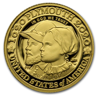 2020-W Mayflower Gold $10 Reverse Proof 