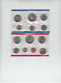 1981 Uncirculated Set (white envelope 13 coins)