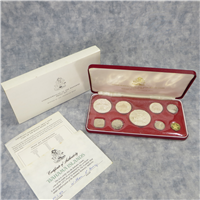 BAHAMAS ISLANDS 1973 9 Coin Silver Proof Set KM PS8