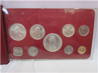 BAHAMAS ISLANDS 1972  9-Coin Uncirculated Specimen Set    KM MS8