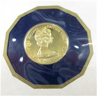 BRITISH VIRGIN ISLANDS 1975 $100 Gold Coin 