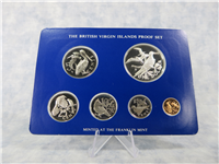 BRITISH VIRGIN ISLANDS 6 Coin Proof Set (Franklin Mint, 1976)