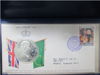 COOK ISLANDS 1977   $25    Silver Coin