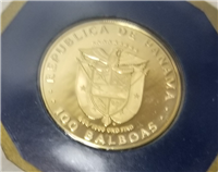 KM-56 1978 Panama  100 Balboas Proof