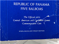 km-28 1970 Panama  5 balboas proof