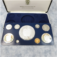 1975 Panama  9-Coin Proof Set