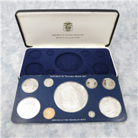 1975 Panama  9-Coin Proof Set