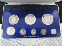 PHILIPPINES 1975 8 Coins Proof Set