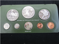 TRINIDAD & TOBAGO 1979 8 Coins Proof Set
