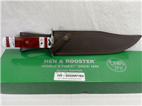 HEN & ROOSTER Spain HR 5033 MP/BD White & Blood Red Marble Bloodhound Bowie