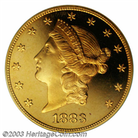 1883Proof  $20 Gold Liberty Head    