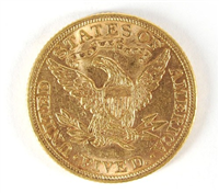 1896  $5 Gold Liberty Head    
