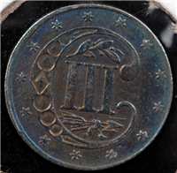USA 1860  3 Cent Silver