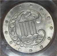 USA 1861  3 Cent Silver