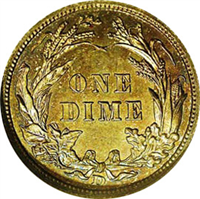 USA 1906D  Barber Dime